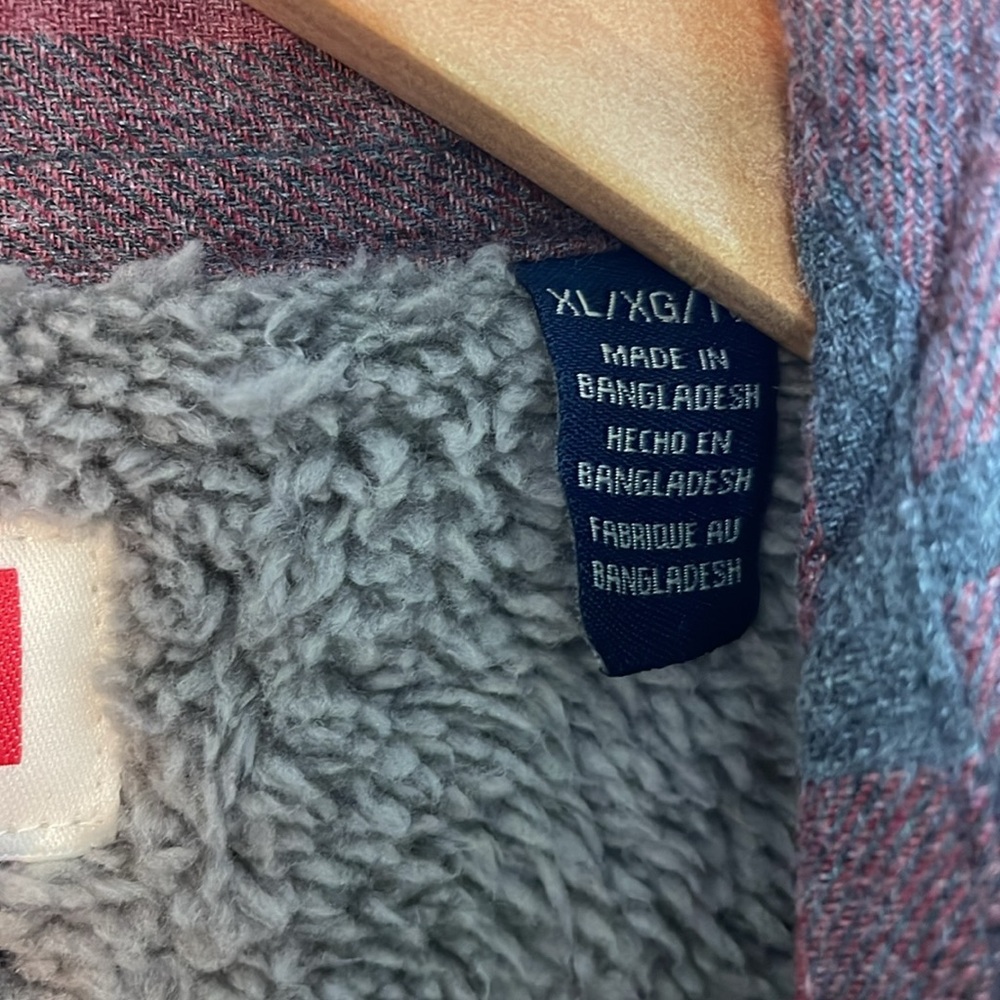 Wrangler Sherpa Lined Flannel Jacket, men’s XL - Picture 5 of 9